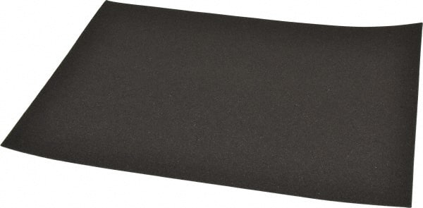 Norton - Emery Sanding Sheet - 11" Long x 9" Wide, Fine Grade, J Weighted Cloth Backing - Exact Tooling
