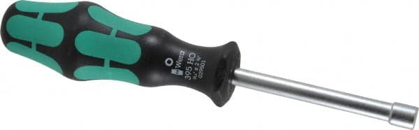 Wera - 3/16" Hollow Shaft Nutdriver - Ergonomic Handle, 6-1/4" OAL - Exact Tooling