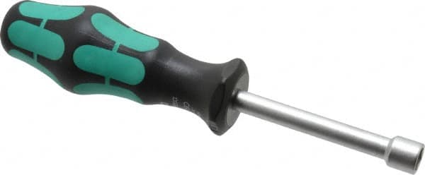 Wera - 3/8" Hollow Shaft Nutdriver - Ergonomic Handle, 7-1/4" OAL - Exact Tooling