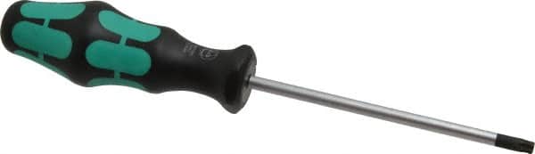 Wera - T27 Torx Driver - 4-1/4" Blade Length, 8-3/4" OAL, Ergonomic Handle - Exact Tooling