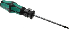 Wera - T20 Torx Driver - 4" Blade Length, 7-7/8" OAL, Ergonomic Handle - Exact Tooling