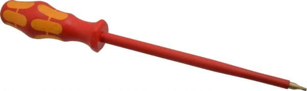 Wera - 312mm OAL Standard Slotted Screwdriver - Round Shank, Ergonomic Handle - Exact Tooling