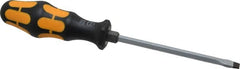 Wera - 230mm OAL Standard Slotted Screwdriver - Hexagon Shank, Ergonomic Handle - Exact Tooling