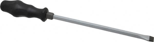 Wera - 367mm OAL Standard Slotted Screwdriver - Hexagon Shank, Ergonomic Handle - Exact Tooling