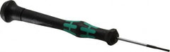 Wera - Electronic/Electrostatic Slotted Screwdriver - 40mm Blade Length, Round Shank, Ergonomic Handle - Exact Tooling