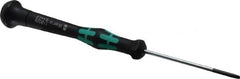Wera - Electronic/Electrostatic Slotted Screwdriver - 60mm Blade Length, Round Shank, Ergonomic Handle - Exact Tooling