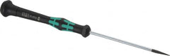 Wera - Electronic/Electrostatic Slotted Screwdriver - 80mm Blade Length, Round Shank, Ergonomic Handle - Exact Tooling
