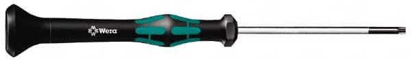 Wera - T20 Torx Driver - 2-3/8" Blade Length, 6-3/16" OAL, Micro Handle - Exact Tooling