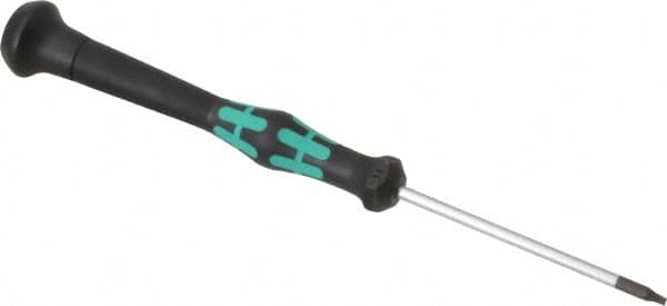 Wera - T7 Torx Driver - 2-3/8" Blade Length, 6-3/16" OAL, Micro Handle - Exact Tooling