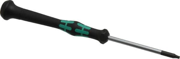 Wera - T9 Torx Driver - 2-3/8" Blade Length, 6-3/16" OAL, Micro Handle - Exact Tooling