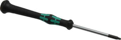 Wera - T9 Torx Driver - 2-3/8" Blade Length, 6-3/16" OAL, Micro Handle - Exact Tooling