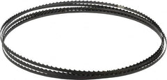 Starrett - 4 TPI, 12' 6" Long x 1/4" Wide x 0.025" Thick, Welded Band Saw Blade - Carbon Steel, Toothed Edge, Raker Tooth Set, Flexible Back, Contour Cutting - Exact Tooling