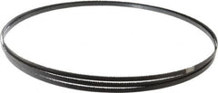 Starrett - 14 TPI, 7' 9" Long x 1/4" Wide x 0.025" Thick, Welded Band Saw Blade - Carbon Steel, Toothed Edge, Raker Tooth Set, Flexible Back, Contour Cutting - Exact Tooling