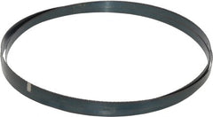 Starrett - 14 TPI, 8' 2" Long x 1/2" Wide x 0.025" Thick, Welded Band Saw Blade - Carbon Steel, Toothed Edge, Raker Tooth Set, Flexible Back, Contour Cutting - Exact Tooling