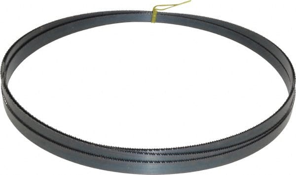 Starrett - 14 TPI, 14' 7" Long x 1/2" Wide x 0.025" Thick, Welded Band Saw Blade - Carbon Steel, Toothed Edge, Raker Tooth Set, Flexible Back, Contour Cutting - Exact Tooling