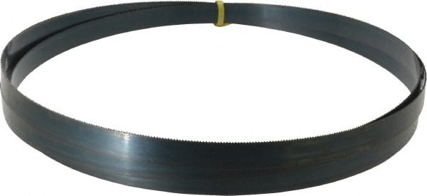 Starrett - 14 TPI, 9' 7" Long x 3/4" Wide x 0.032" Thick, Welded Band Saw Blade - Carbon Steel, Toothed Edge, Raker Tooth Set, Flexible Back, Contour Cutting - Exact Tooling