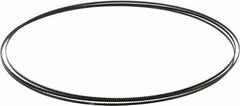 Starrett - 14 TPI, 7' 9" Long x 1/8" Wide x 0.025" Thick, Welded Band Saw Blade - Carbon Steel, Toothed Edge, Raker Tooth Set, Flexible Back, Contour Cutting - Exact Tooling