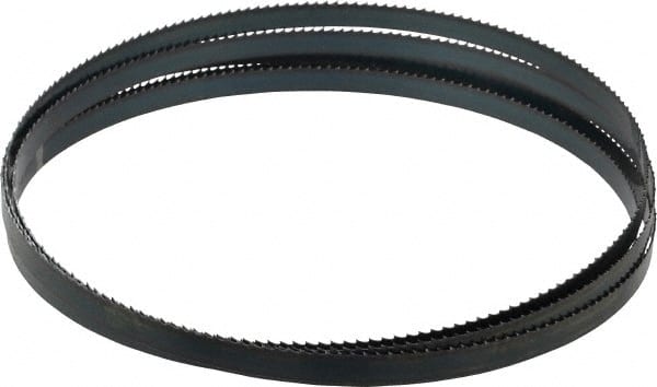 Starrett - 6 TPI, 12' 6" Long x 1/2" Wide x 0.025" Thick, Welded Band Saw Blade - Carbon Steel, Toothed Edge, Raker Tooth Set, Flexible Back, Contour Cutting - Exact Tooling