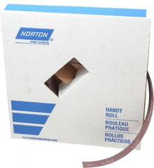 Norton - 1" x 50 Yd 150 Grit Aluminum Oxide Cloth Roll - Very Fine Grade, J Weighted Backing - Exact Tooling