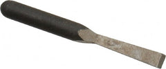 Shaviv - Right-Handed Hand Deburring Flat Scraper Tool - U Blade Holder, High Speed Steel Blade - Exact Tooling