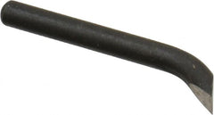 Shaviv - Bi-Directional Hand Deburring Hooked Corner Scraper Tool - U Blade Holder, High Speed Steel Blade - Exact Tooling