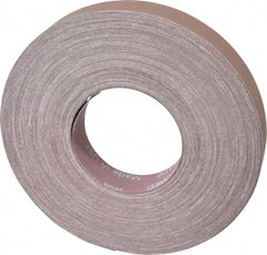 Norton - 1" x 50 Yd 320 Grit Aluminum Oxide Cloth Roll - Extra Fine Grade, J Weighted Backing - Exact Tooling