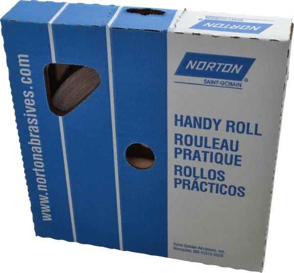 Norton - 1" x 50 Yd 400 Grit Aluminum Oxide Cloth Roll - Extra Fine Grade, J Weighted Backing - Exact Tooling