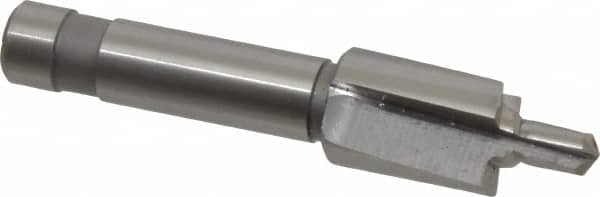 Made in USA - 5/16-24" Port, 0.692" Spotface Diam, 1/8" Tube Outside Diam, Reamer Pilot, Straight Shank, High Speed Steel Porting Tool - Exact Tooling