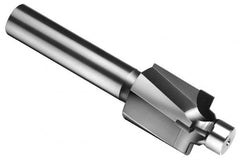 Made in USA - 5/16-24" Port, 0.692" Spotface Diam, 1/8" Tube Outside Diam, Plain Pilot, Straight Shank, Carbide Tipped Porting Tool - Exact Tooling