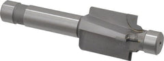Made in USA - 9/16-18" Port, 0.989" Spotface Diam, 3/8" Tube Outside Diam, Plain Pilot, Straight Shank, Carbide Tipped Porting Tool - Exact Tooling