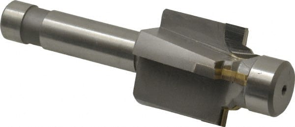Made in USA - 3/4-16" Port, 1.208" Spotface Diam, 1/2" Tube Outside Diam, Plain Pilot, Straight Shank, Carbide Tipped Porting Tool - Exact Tooling