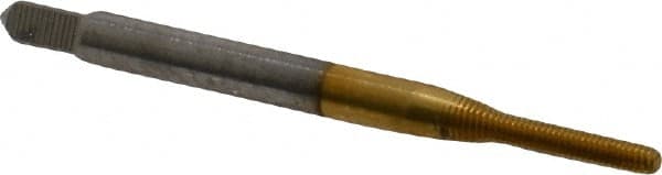 Balax - M2x0.40 Metric Coarse D5 Thread Limit Bottoming Thread Forming Tap - High Speed Steel, TiN Finish, 1-3/4" OAL, 7/16" Thread Length, Right Hand Thread, Series BXMB - Exact Tooling