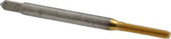 Balax - M2.5x0.45 Metric Coarse D3 Thread Limit Bottoming Thread Forming Tap - High Speed Steel, TiN Finish, 1-13/16" OAL, 1/2" Thread Length, Right Hand Thread, Series BXMB - Exact Tooling