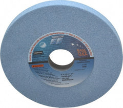 Norton - 6" Diam x 1-1/4" Hole x 1/2" Thick, K Hardness, 60 Grit Surface Grinding Wheel - Ceramic, Type 1, Medium Grade, 4,140 Max RPM, Vitrified Bond, No Recess - Exact Tooling