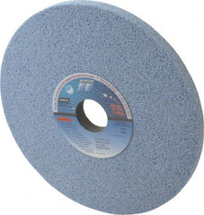Norton - 8" Diam x 1-1/4" Hole x 1/2" Thick, H Hardness, 46 Grit Surface Grinding Wheel - Ceramic, Type 1, Coarse Grade, 3,600 Max RPM, Vitrified Bond, No Recess - Exact Tooling