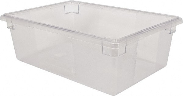 Rubbermaid - Rectangular, Clear Polycarbonate Food Tote Box - 6" High x 12" Wide x 18" Long - Exact Tooling