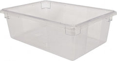 Rubbermaid - Rectangular, Clear Polycarbonate Food Tote Box - 6" High x 12" Wide x 18" Long - Exact Tooling
