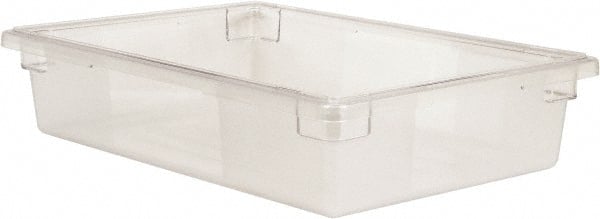 Rubbermaid - Rectangular, Clear Polycarbonate Food Tote Box - 6" High x 18" Wide x 26" Long - Exact Tooling