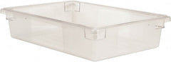 Rubbermaid - Rectangular, Clear Polycarbonate Food Tote Box - 6" High x 18" Wide x 26" Long - Exact Tooling