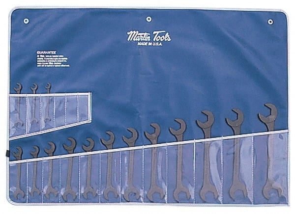 Martin Tools - 15 Piece, 3/8 to 1-1/4" Hydraulic Wrench Set - Exact Tooling