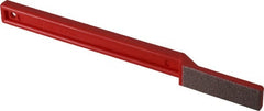 3M - 1-3/4" OAL Very Fine Sharpener Diamond File - 1/2" Wide, 1-3/4 LOC, Red - Exact Tooling