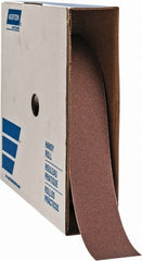 Norton - 2" x 50 Yd 120 Grit Aluminum Oxide Cloth Roll - Fine Grade, J Weighted Backing - Exact Tooling