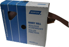 Norton - 2" x 50 Yd 150 Grit Aluminum Oxide Cloth Roll - Very Fine Grade, J Weighted Backing - Exact Tooling