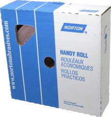 Norton - 2" x 50 Yd 240 Grit Aluminum Oxide Cloth Roll - Very Fine Grade, J Weighted Backing - Exact Tooling