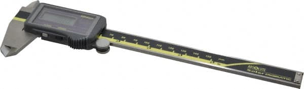 Mitutoyo - 0 to 150mm Range, 0.01mm Resolution, Electronic Caliper - Stainless Steel with 40mm Stainless Steel Jaws, 0.03mm Accuracy - Exact Tooling