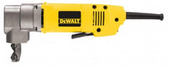 DeWALT - 120V, 1,950 SPM, 6.5 Amp, Electric Power Nibbler - 16 (Mild Steel) and 18 (Stainless Steel) Gauge Cutting Capacity - Exact Tooling