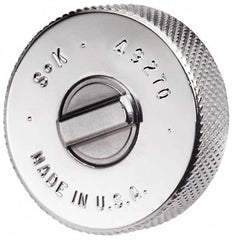 SK - 1/4" Drive Round Head Thumbwheel Ratchet - Chrome Finish, 1" to 5" OAL, 60 Gear Teeth - Exact Tooling