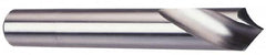 Made in USA - 1/4" Body Diam, 120°, 2-1/2" OAL, Solid Carbide Spotting Drill - Exact Tooling