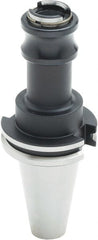 Parlec - 1" Straight Shank Diam Rigid Tapping Adapter - #0 to 9/16" Tap Capacity, 4.43" Projection, Size 1 Adapter, Quick Change, Through Coolant - Exact Tooling