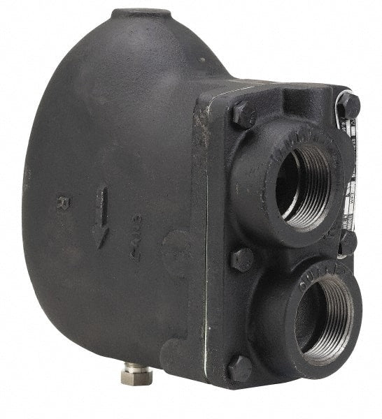 Watts - 4 Port, 2" Pipe, Cast Iron Float & Thermostatic Steam Trap - 15 Max psi - Exact Tooling